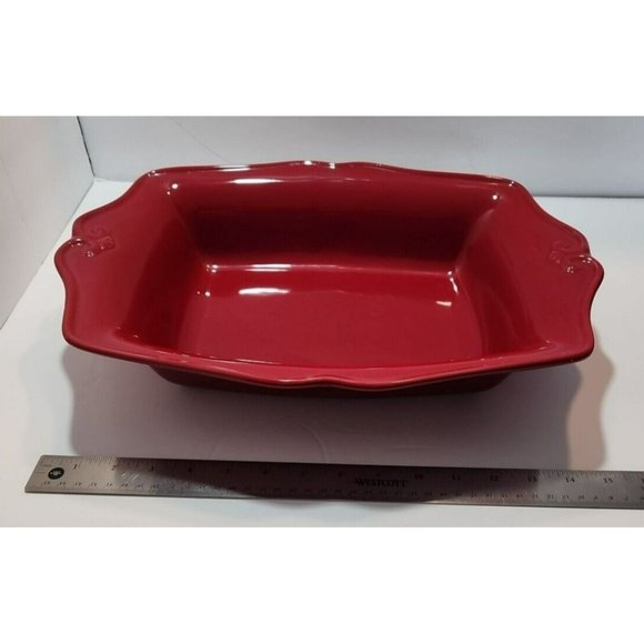Princess House Pavillion Berry Deep Dish Rectangular Baking Dish - Picture 15 of 16
